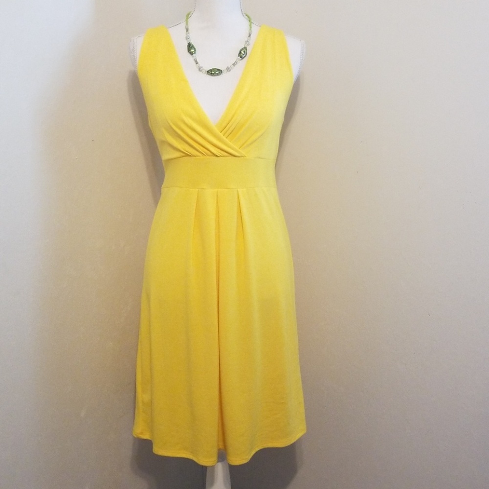 LouLou bright yellow summer dress Size M